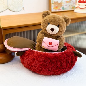 Love Hug <strong>Teddy</strong> Bear Plush Toy Heart-shaped Stuffed <strong>Teddy</strong> Doll Ce Certified Durable Perfect Valentine's Birthday Gift - Product Image 3