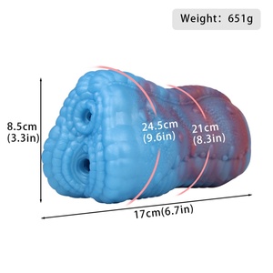 YOCY Dragon' Monster Vagina Anal Male Masturbator Two-Holes Adult Masturbation Cup Sex Toys for Men Penis Silicone Pocket Pussy - Product Image 2