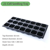 Pot Bibit PVC Hitam Ramah Lingkungan, Tebal, Dalam, Awet, dan Lembut, Harga Murah, Promo Panas