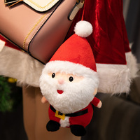 Jouet en peluche de Noël mignon, Père Noël, bonhomme de neige, renne, poupée en peluche, décoration de Noël, cadeau de Noël, vente en gros