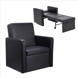 Recliner Chair <b>Bed</b> Pull Out <b>Sofa</b> With <b>Storage</b> For Office Nap And Relaxation 80cm Width C-5013 - Product Image 3