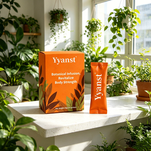 Café en Polvo con Infusión Botánica Yyanst, 10g*10 Sobres, Mezcla Natural de Plantas, Bebida Instantánea Revitalizante Diaria para el Bienestar - Product Image 3