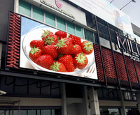 Écran publicitaire LED extérieur IP65 P2.5 avec animation pour mur d'images de magasin de détail