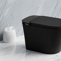 WC intelligent de luxe monobloc avec bidet automatique, siège de toilette électronique, cuvette moderne avec capteur radar