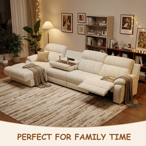 Juego de Muebles de Sala de Estar Modernos, Venta Directa de Fábrica, Personalizable al por Mayor, Sofá Reclinable de Tela, Sofá Reclinable Eléctrico para Oficina, Cine o Proyectos - Product Image 3