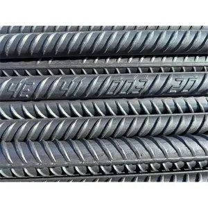 Vente directe d'usine ASTM A615 grade40 25mm barres d'armature en acier déformer le fer de barre d'acier pour l'infrastructure routière