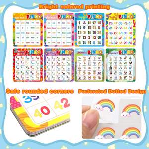 Jeu de <span class=keywords><strong>Bingo</strong></span> Alphabet Enfants Jeu de <span class=keywords><strong>Bingo</strong></span> à Mot de Vue Numéro <span class=keywords><strong>Lettre</strong></span> Animal Jeu de Société pour la Maternelle Comptage Préscolaire - Product Image 5
