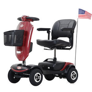 Venta al por <span class=keywords><strong>mayor</strong></span> scooter <span class=keywords><strong>de</strong></span> movilidad para adultos mayores uso portátil plegable 4 ruedas scooter <span class=keywords><strong>de</strong></span> movilidad con discapacida - Product Image 1