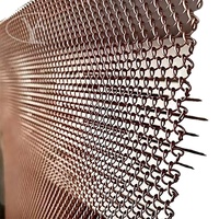 Cloisons décoratives en maille métallique personnalisables Yuchen, élégantes décorations architecturales en maille métallique