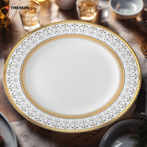 Modern Bone China Western Plats Simple Hotel Wedding Banquet Set Steak Salade Home Plats Home Restaurant Collection Céramique - Product Image 1