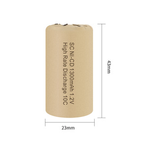 SC NI-CD Sous C <span class=keywords><strong>4</strong></span>/5 1500mAh 2000mAh 2500mAh 3000mAh 3500mAh 1.2 mAh V NICD <span class=keywords><strong>Batterie</strong></span> Rechargeable Pour Urgence Incendie - Product Image 3