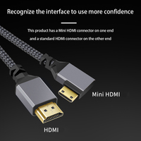 Cable Justlink de 0.5m, 5mm, PVC, Cobre Puro, Chapado en Oro, para 4K 60Hz 3D, Macho a Macho, para Macbook, Laptop, Home Theater
