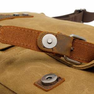 Bolso Bandolera Grande de Lona Vintage, Bolso de Viaje, Maletín, Bolso de Negocios para Portátil de 14 Pulgadas para Hombre - Product Image 4