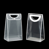 Sac fourre-tout transparent en PVC, sac cadeau festif en plastique, sac de shopping tendance