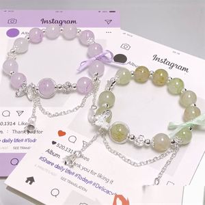 Trendy Colorful Sweet Fantasy Popcorn Cracked Beads <b>Bracelet</b> for Women Girls Butterfly Charm Pendant Hand <b>Beaded</b> <b>Bracelet</b> - Product Image 6