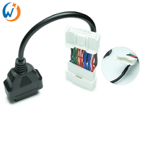 Cable OBDII de 26 pines para coche Tesla, conector macho y hembra, interfaz de reemplazo, OBD2, gran oferta