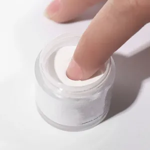 MAFANAILS Poudre Solide pour Trempage Blanc Transparent Acrylique 11 Couleurs Poudre Chrome FA-46 Pigment pour Trempage Ongles Art G3 Bling - Product Image 1