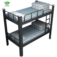 Vente en gros de lit en acier épaissi dormitorio infantil cama litera meubles de chambre à coucher ensemble de maison cadre de lit superposé literas matrimonial
