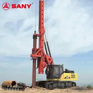 SANY mesin bor torsi 150KN Sr155c, Rig bor putar SR215-C10 SR185-C10