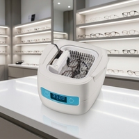Nettoyeur à ultrasons Codyson CD-4801 avec panier filtrant, qualité industrielle, pour opticiens, 1,4 litres, pour magasin d'optique