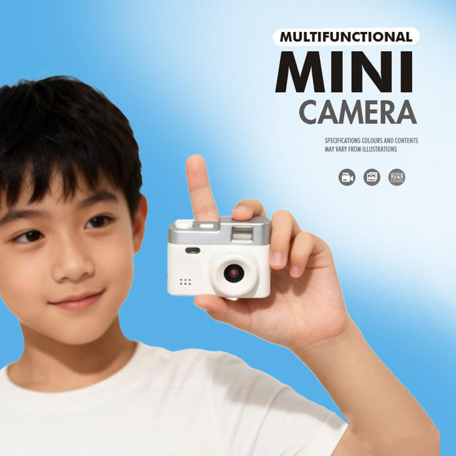 New Cross-border Children's Mini Pocket Camera That Can Take Photos and Record Videos