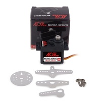 AGFRC B9DLM 9g 0.11sec Micro Servo Numérique à Engrenages Plastiques à Couple et Vitesse Élevés pour Voitures RC/Avions/Hélicoptères à l'Échelle 1:24