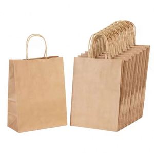 ถุงกระดาษคราฟท์ขายส่ง ถุงกระดาษช้อปปิ้ง - Product Image 1