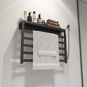 Smart nero bagno elettrico scaldabagno termotermiche tessuto per termosifone schermo riscaldatore per bagno asciugamano riscaldato - Product Image 2