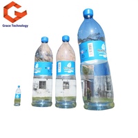 Ballon gonflable géant en forme de bouteille de 20 pieds, répliques de bouteilles d'eau gonflables transparentes personnalisées pour la publicité