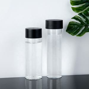 Bouteilles d'eau et de jus Voss en plastique PET vierge de qualité alimentaire, cylindriques transparentes, 500 ml et 550 ml - Product Image 6