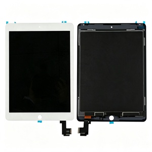Écran tactile LCD de remplacement pour iPad Air 2 <span class=keywords><strong>A1566</strong></span> <span class=keywords><strong>A1567</strong></span>, noir/blanc - Product Image 1