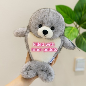 Peluche Kawaii en forme de phoque lestée avec billes intérieures, vente en gros, animal apaisant pour le sommeil et le soulagement du stress - Product Image 3