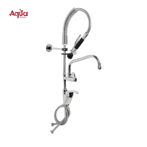 Robinet de cuisine monocommande à ressort en laiton, Robinetterie, Autres fournitures hôtelières et de restauration, Robinet de cuisine professionnel, Robinet de pré-évier - Product Image 1