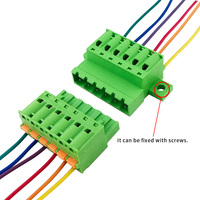 Set Blok Terminal Lengkap Jantan-Betina Pitch 5.08mm - Tipe Pegas Pemasangan Aman Tipe Pasangan Inline