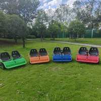Mini-voiture à chenilles pour enfants, équipement de divertissement extérieur, plage, vélo, acier et plastique, capacité 80 kg