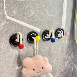 ตะขอแขวนผนังแบบติดผนัง รุ่น S รับน้ำหนักได้ 3 กก. ผลิตจากพลาสติก สีน้ำเงิน แดง เหลือง ชมพู สำหรับห้องน้ำ - Product Image 5
