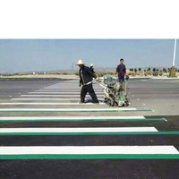 Machine de marquage routier combinée à peinture thermoplastique pour la vente