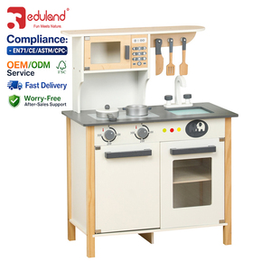 Jouets éducatifs EDULAND OEM ODM CPC CE, <span class=keywords><strong>cuisine</strong></span> pour enfants, jeu de simulation, jeu de rôle, <span class=keywords><strong>cuisine</strong></span> nordique, <span class=keywords><strong>jouet</strong></span> <span class=keywords><strong>en</strong></span> <span class=keywords><strong>bois</strong></span> pour cuisiner - Product Image 1
