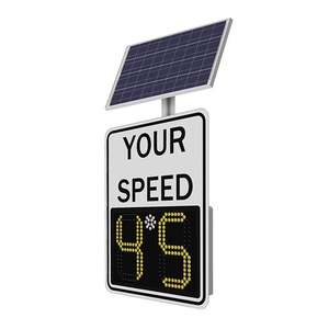 Aluminum Wireless Wifi With <b>Camera</b> Detachable Mph Road Traffic Warning Led Display Board <b>Solar</b> Powered Radar Speed Limited Sign - Product Image 1
