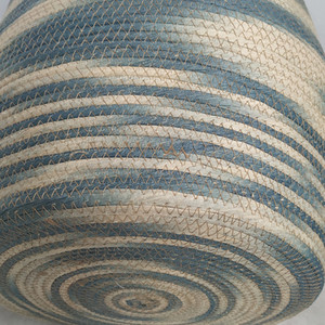 Commercio all'ingrosso Set di 3 rotondi di <span class=keywords><strong>carta</strong></span> corda cesto di stoccaggio tessuto pane da bucato cesto di stoccaggio con manici - Product Image 6