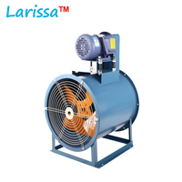 Ventilateur axial industriel T40/KT40 à entraînement par courroie pour conduits, pour décharge de gaz à haute température ou étanchéité à l'humidité, OEM et ODM pris en charge