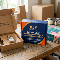 Cajas de Cartón Corrugado con Logotipo Personalizado XJY, Embalaje Impreso a Color para Marcas de Perfumes, Envío y Exhibición
