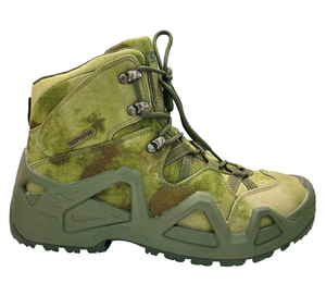 Botas de Desierto Personalizadas TSB07, Parte Superior de Gamuza, para Caminar, Entrenar, Escalar y Hacer Senderismo, en Negro, Verde y Caqui - Product Image 4