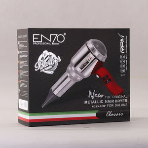 Asciugacapelli Elettrico <span class=keywords><strong>ENZO</strong></span> di Alta Qualità con Ioni Negativi, Professionale per Salone, in Metallo, con Concentratore, per <span class=keywords><strong>Auto</strong></span>, Casa e Hotel - Product Image 5
