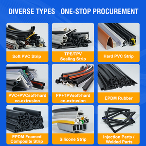 Custom Factory-manufactured TPE/TPV Sealing <strong>Strips</strong> Door And Window Sealing <strong>Strips</strong> Dustproof &amp; Waterproof ISO9001 Certified - Product Image 3