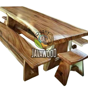 Mesa de comedor con forma cuadrada, mueble de salón de madera maciza de alta calidad, estilo moderno - Product Image 4