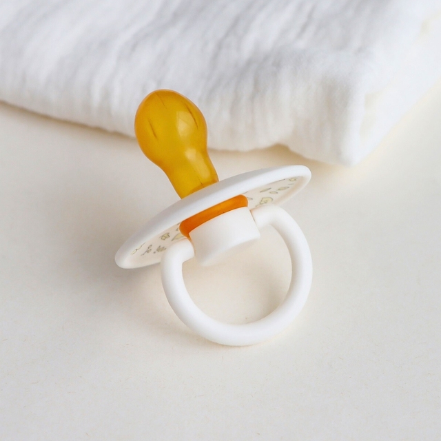New Arrival Dummy Soother Printed BPA Free Safe Natural Rubber Baby Pacifier for Breastfed Baby