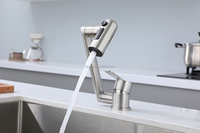 Pliant 360 Degrés Rotation Mitigeur Bassin Évier Robinet Mitigeur pour Cuisine Salle De Bains Maison Caravane Yacht Bateau Camping RV