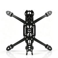 Kits de châssis de drone FPV en fibre de carbone 3K, assortiment de châssis de drone multi-axes en fibre de carbone personnalisés pour quadricoptère de course