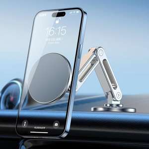 Support de téléphone de voiture pliable flexible en alliage d'aluminium magnétique rotatif à 360 degrés, support de tableau de bord pour iPad, best-seller - Product Image 6